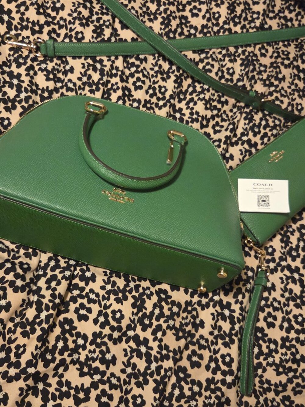 Coach Bowling Bag w/ wristlet